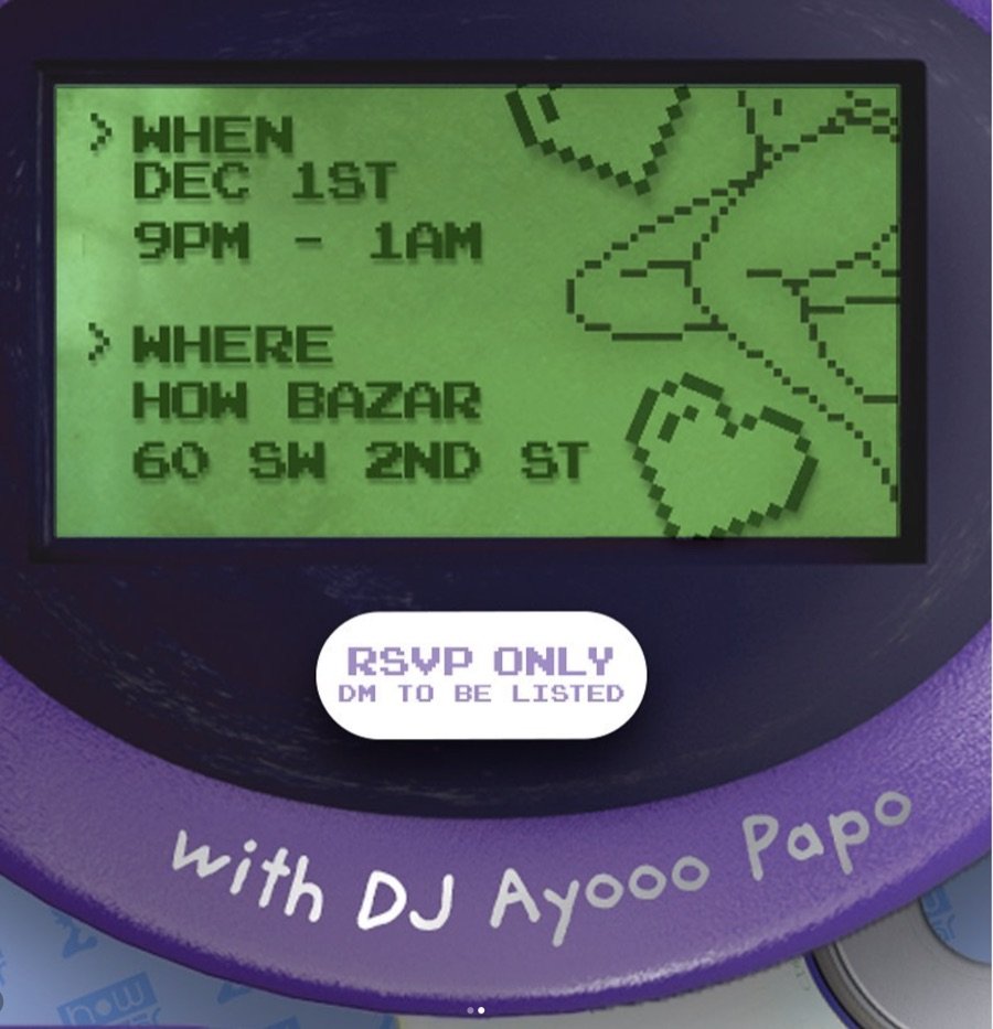 PAPO event poster